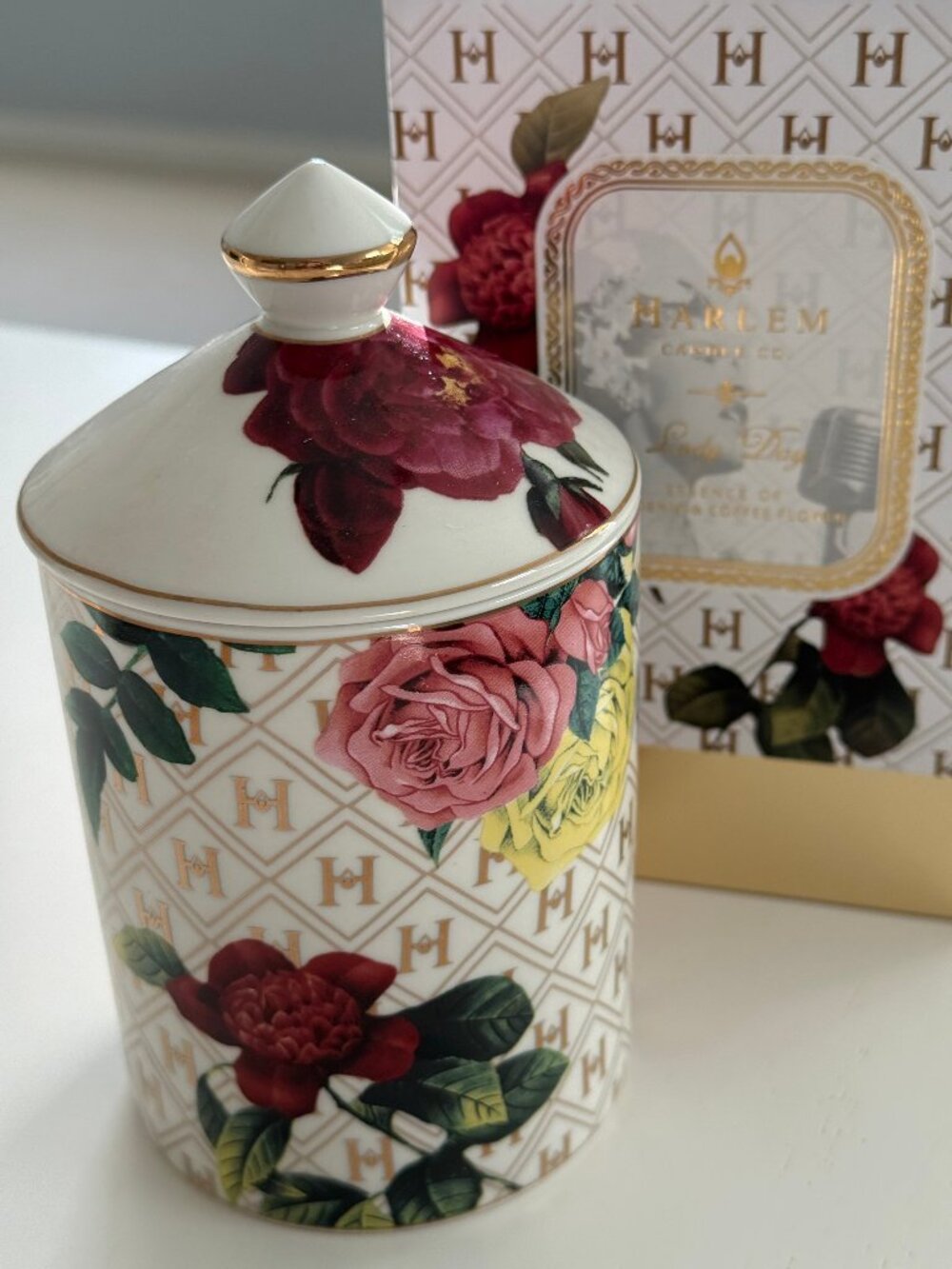 HARLEM CANDLE Co. Lady Day Floral Ceramic Candle - Picture 6 of 8